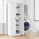 thumbnail image 5 of Costway Armario de Almacenamiento Multifuncional con 2 Puertas y 5 Estantes Ajustables 59 x 43,5 x 178 cm Blanco, 5 of 10