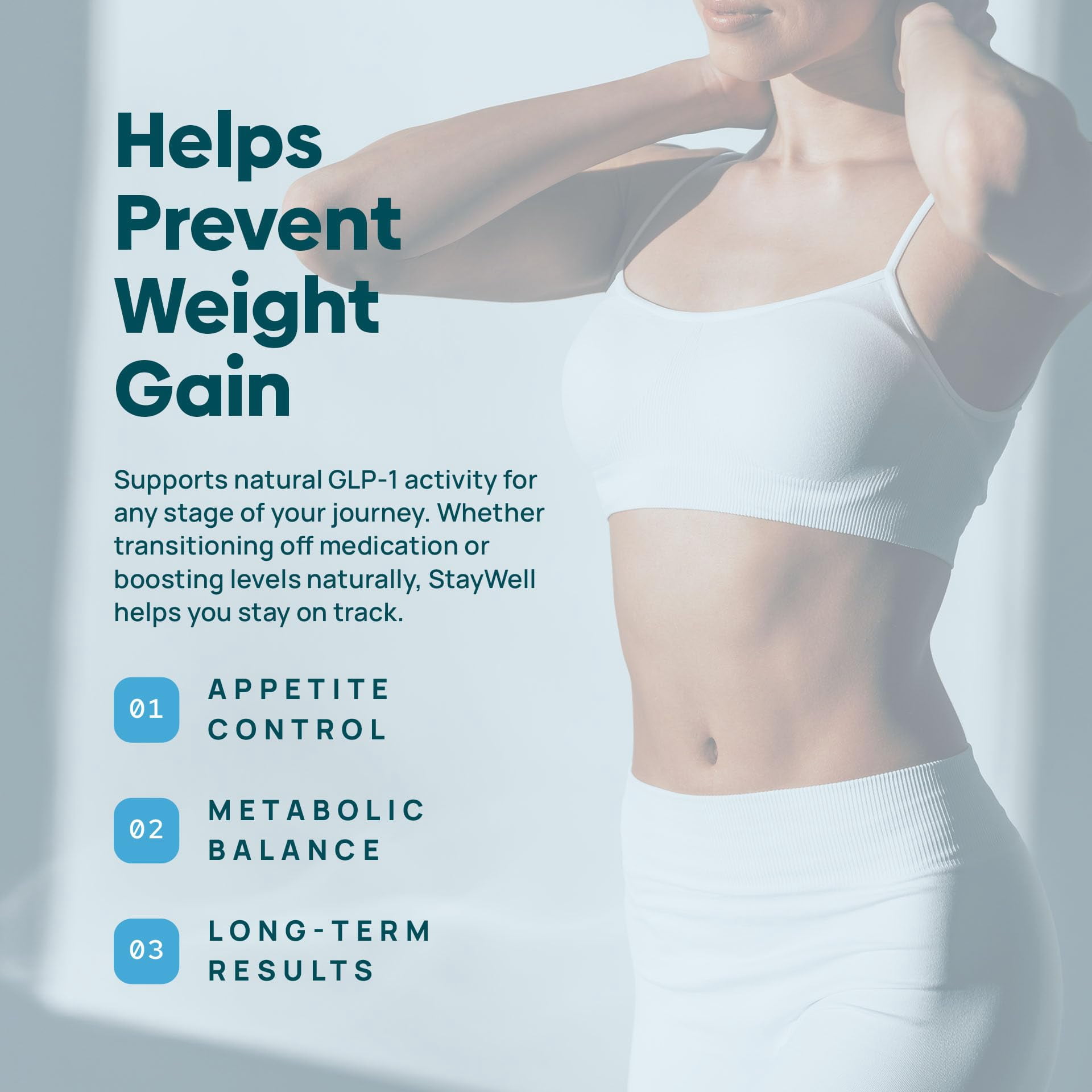GLP-1 Supplement | Natural GLP-1 Production | GLP 1 Booster Drink Mix to Control Appetite and Cravings | Great Tasting Metabolic Support - Yerba Mate, Garcinia Cambogia, Berberine [Tropical Fruit]