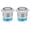 Blue, variant on Riousery 2PCS 4 Pin Self Locking Push Button Switch with Ring Light 22mm / 0.87 inches IP65 for Ship Car Modification Blue 3-6VDC
