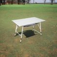thumbnail image 6 of Camping Table Portable Foldable with Adjustable Legs, Aluminum Folding Table Roll Up Table with Carrying Bag for Outdoor, Beach, Picnic, Backyards, BBQ and Party, Silver, Big, 6 of 20