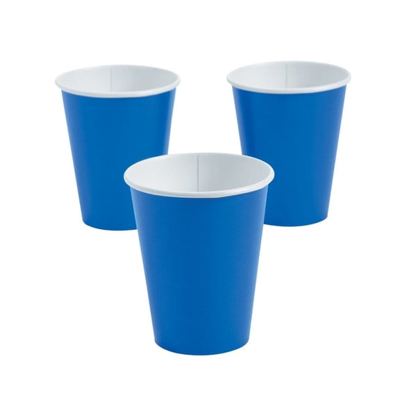 Cobalt 9Oz Cups (24Pc) - Party Supplies - 24 Pieces