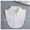 White, variant on MRLESS Detachable Blouse Collar Half Shirt Faux Collar White Double Layer Elegant Neck Collar for Women and Girls