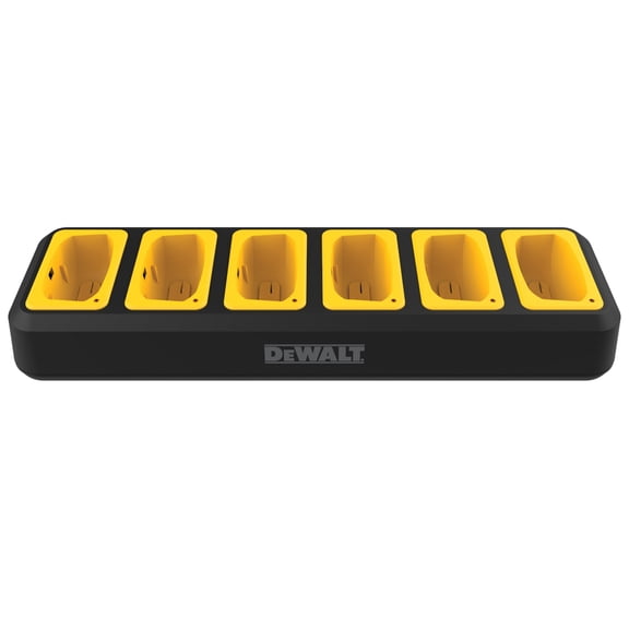 DEWALT DXFRSCH6-800 6-Port Gang Charger for DXFRS800 FRS Radios, DXFRSCH6-800