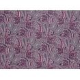 thumbnail image 2 of Zelouf Suji Knit Print  , Sewing, DIY, Crafts Fabric by the Yard, 936 Blk/berry, 10 Yard, 2 of 2