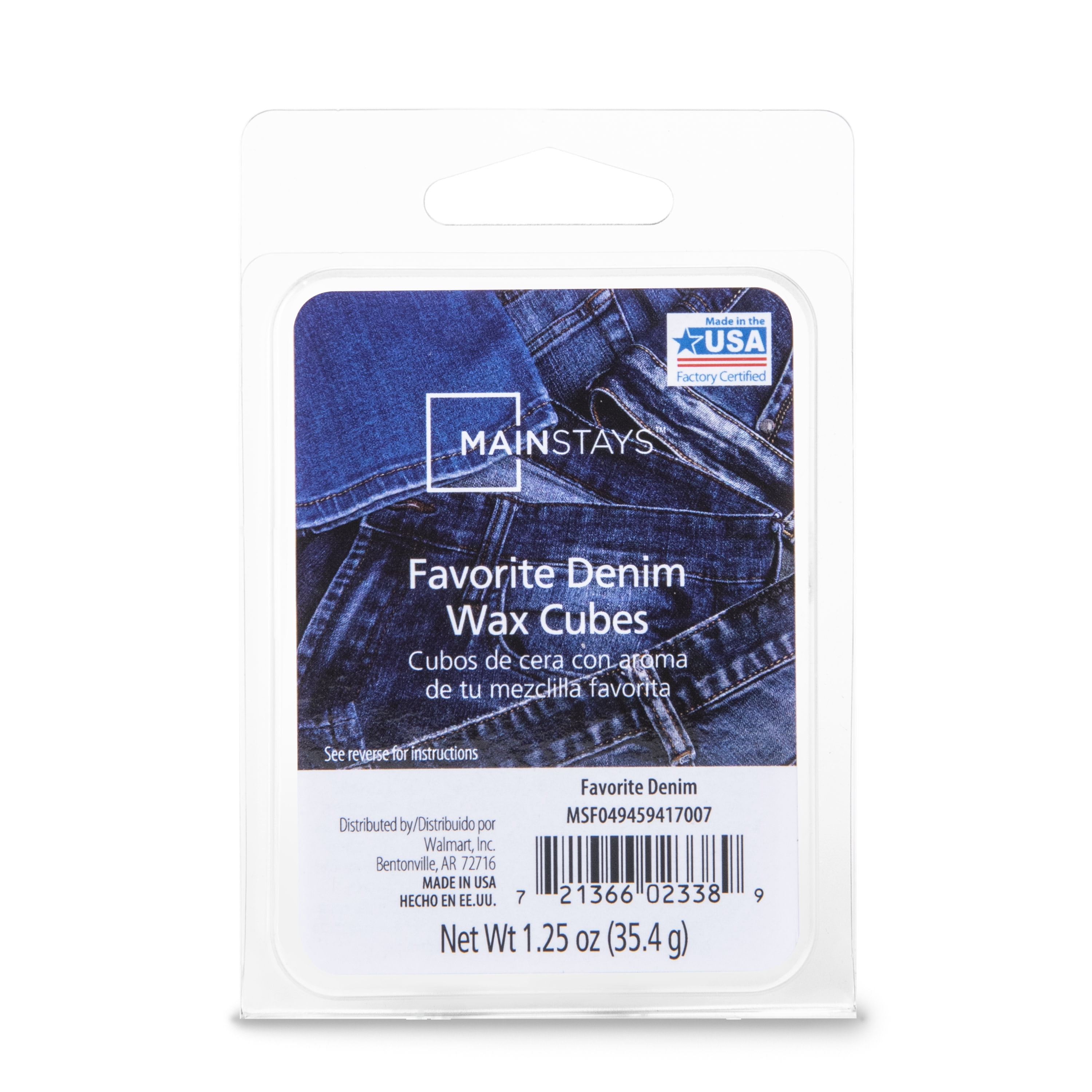 Mainstays Ms Wax Melt Favorite Denim
