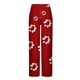 thumbnail image 4 of Pantalones de pijama largos de poliéster para hombre, informales, con estampado a cuadros, holgados y deportivos., 4 of 4
