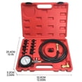 thumbnail image 5 of unique Engine Oil Pressure Test Tool Kit Tester Gauge with Toolbox Low Oil Warning with 90 Coupling Adapter, 5 of 5