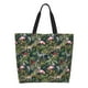 thumbnail image 1 of Balery Flamingos And Palm Leaves Bolsa Tote Estilo Estético con Cremalleras, Bolsa de Hombro, Bolsa de Compras Grande y Plegable, 1 of 8