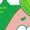 Kelly Green, variant on Spongebob Squarepants St. Patrick's Day Lucky Patrick Unisex Infant Snap Suit for Baby (6 Months) Kelly Green