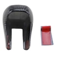 thumbnail image 4 of Carbon Fiber Black Gear Shift Knob Interior Cover Trim for 2016-2021, 4 of 5