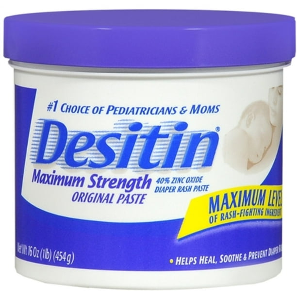 4 Pack DESITIN Maximum Strength Original Paste 16 oz