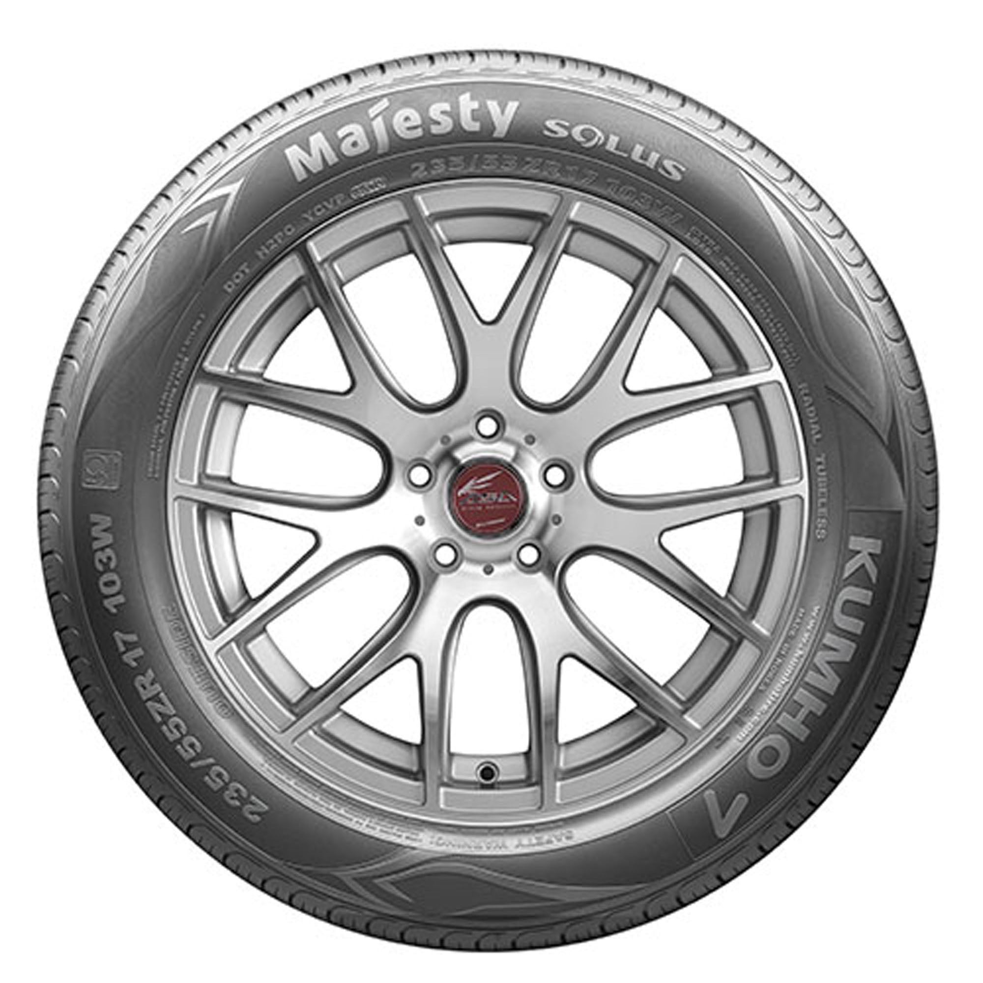 Kumho Majesty Solus 225/45R17 91W High Performance All Season Tire