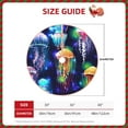 thumbnail image 4 of Kll Transparent Jellyfishes Christmas Tree Skirt 30",Party Decorations Farmhouse For Christmas Decorations Holiday Party, 4 of 8