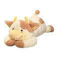 thumbnail image 3 of Vaca de peluche, juguete de vaca, almohada, muñeca para acurrucarse, adorable muñeca de vaca suave para Marrón, 3 of 9