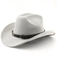 thumbnail image 1 of Western Frontier Cowboy Hat Curved Brim for Outdoor Adventure Travel Riding and Country Style Craftsmanship, 1 of 3
