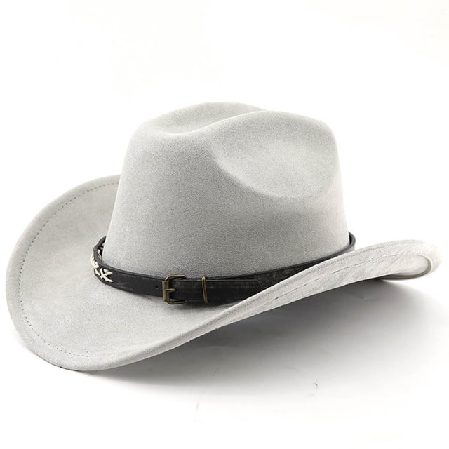 Western Frontier Cowboy Hat Curved Brim for Outdoor Adventure Travel Riding and Country Style Craftsmanship