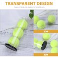 thumbnail image 3 of BESTYASH 3Ud Pelotas De Tenis De PVC Transparente Para Almacenaje Deportivo Práctico, 3 of 8
