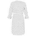 thumbnail image 4 of RXMEKW Robe de Maternité à Manches Trois-Quarts pour Femmes, Couche de Base à Col en V, Élastique, Bleu Marine, 4 of 9
