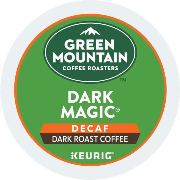 Green Mountain Coffee, Dark Magic Decaf, Single-Serve Keurig K-Cup Pods, Dark Roast, 24 Count
