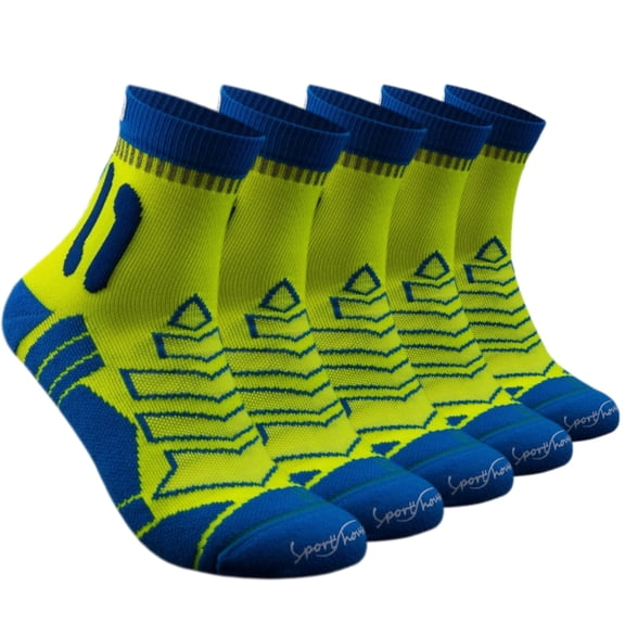 JQ Copper Infused Running Socks Stylish Ankle Socks Moisture Wicking Durability Gifts Size 7-12