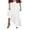 White, variant on Sngxgn Women's High Waist Ruched Bodycon Midi Skirt(Red,M)