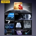 thumbnail image 4 of Realme GT 6 5G NFC desbloqueado Snapdragon 8 Gen 3 Octa Core Pantalla AMOLED de 6,78'' 120Hz Cámara OIS de 50MP Batería de 5800mAh 120WSUPERVOOC, 4 of 5