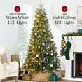 thumbnail image 5 of Best Choice Products 9ft Pre-Lit Cashmere Christmas Tree Holiday Decor w/ Cordless Connection, 2-in-1 LED Lights, 5 of 10