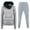 Grey, variant on Cowl Neck Color Block Sweatshirt Sets Women 2 Piece Outfits Tracksuits Long Sleeve Long Pants Casual Sweatshirt Lace Pant Suits for Women Women's Suits for Work Petite Pant Suits for Women plus Size