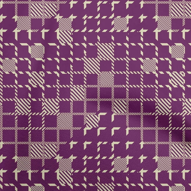 oneOone Popeline de Coton Sergé Tissu Bordeaux Rayé Ligne Matière de Robe Tissu Imprimé Tissu au Mètre 56 Pouces de Large