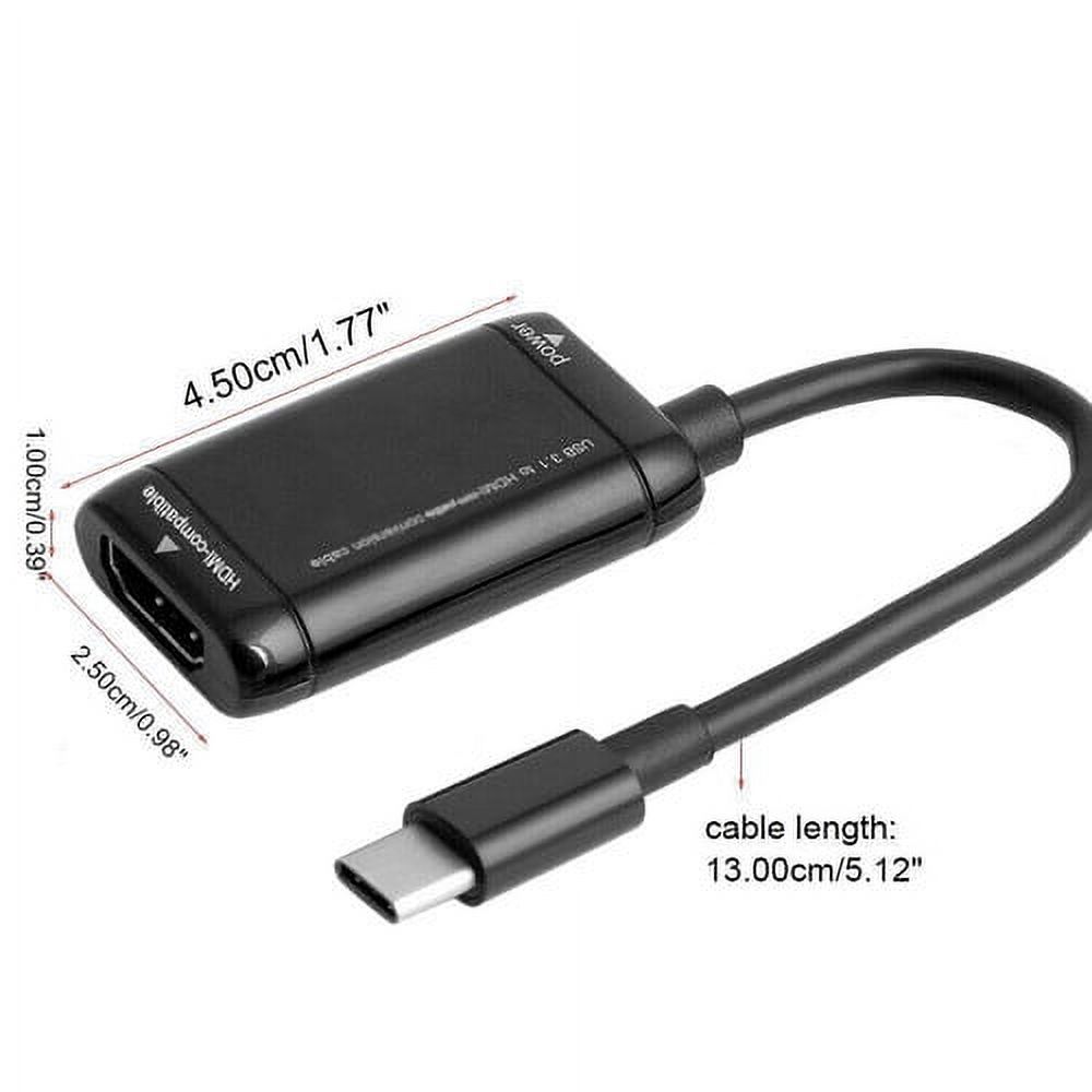 Usb 31 Type C Usb C To Hdmi Adapter 1080p Male To Female Converter Cable For Android Phone 1287