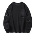 thumbnail image 2 of Men Clothing, Men's Crewneck Sweatshirt with Pocket, 2 of 6