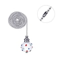thumbnail image 3 of Advancent 2 uds cadena de luz de ventilador extensión de cadena de tracción de acero inoxidable línea de bola de cristal colgante decorativa Iluminación novedosa Advancent HA001256-00B, 3 of 6