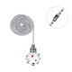 thumbnail image 3 of Inteprter 2 uds cadena de luz de ventilador extensión de cadena de tracción de acero inoxidable línea de bola de cristal colgante decorativa Iluminación novedosa Inteprter HA001256-00B, 3 of 6