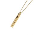 thumbnail image 1 of 528Hz Stainless Steel Whistle Necklace Mindful Ritual Jewelry for Meditation Practices and Daily Stress Management, 1 of 5