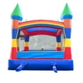 thumbnail image 4 of Pogo Crossover Inflatable Bounce House, Deluxe Rainbow Jumper (No Blower), 4 of 6