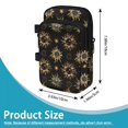 thumbnail image 7 of COEQINE Zippered Crutch Bag Broken Leg Crutch Bag Gold Sun Moon Star Forearm Crutch Storage Organizer, Walking Cane Pouch, Lightweight Organizer Pouch, for Women Men, 7 of 7