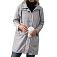 AMILIEe Packable Rain Jacket Women Waterproof Lightweight Raincoat with