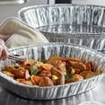 thumbnail image 5 of VeZee Extra Large Heavyduty Disposable Durable Turkey Roaster Aluminum Pans, Oval Shape for Chicken, Meat, Brisket, Roasting, Baking, Recyclable ALONG WITH ONE FREE 3PCS BASTING SET: 20 Pans, 5 of 7