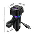 thumbnail image 3 of Dvkptbk Car Charger USB Super Fast Charging Car Charging Cable Mobile Charging Automobiles & Motorcycles, 3 of 9