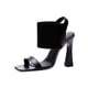 thumbnail image 1 of s de de punto s de tacón de vestir elegantes de verano con punta cuadrada para mujer Negro jinwen Sandalias de tacón alto de verano, 1 of 8