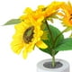 thumbnail image 5 of Girasol Luz de noche Lámpara de noche de noche Lámpara de mesa de girasol decorativa Luz de girasol artificial para decoraciones de regalos, 5 of 9