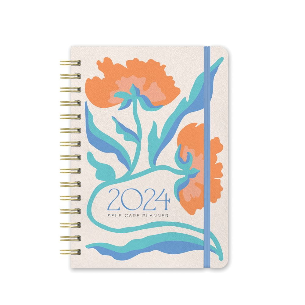 Orange Circle Studio, Floral SelfCare 2024 Planner