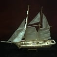 thumbnail image 7 of Wooden Sailboat Ship Kit - Home DIY Model, Classical Wooden Sailing Boats Scale Model Decorat, Wooden Ship Model Boat Kits for Kids and Adults Gifts Toy (400 * 150 * 270mm), 7 of 7
