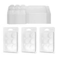 thumbnail image 3 of Siruishop 100 Pieces Candles Melt Clamshells Models for Wickless Tarts Candles Easy to Use Round, 3 of 8