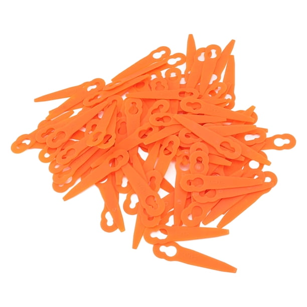 Cuchillas De Plástico Para Cortacésped, Cuchillas De Plástico Para Cortadora De Césped, Ligeras, 100 Piezas, Portátiles, Duraderas Para Desbrozadora