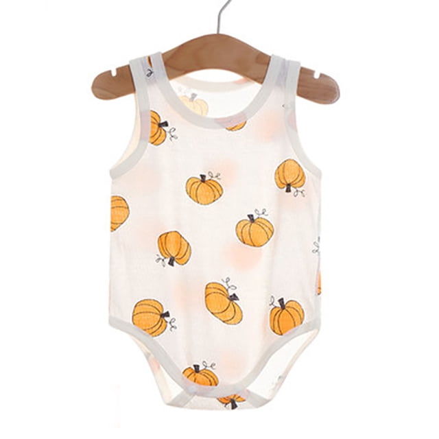 JDQJBZ Combinaison Décontractée pour Bébé Fille, Été, Sans Manches, Imprimé Floral, Couleur Unie, Justaucorps en Coton