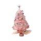 thumbnail image 3 of de Navidad en miniatura para mesa, mini de Navidad con adornos colgantes, de Navidad de escritorio para oficina, interior y 60cm rosa, 3 of 9