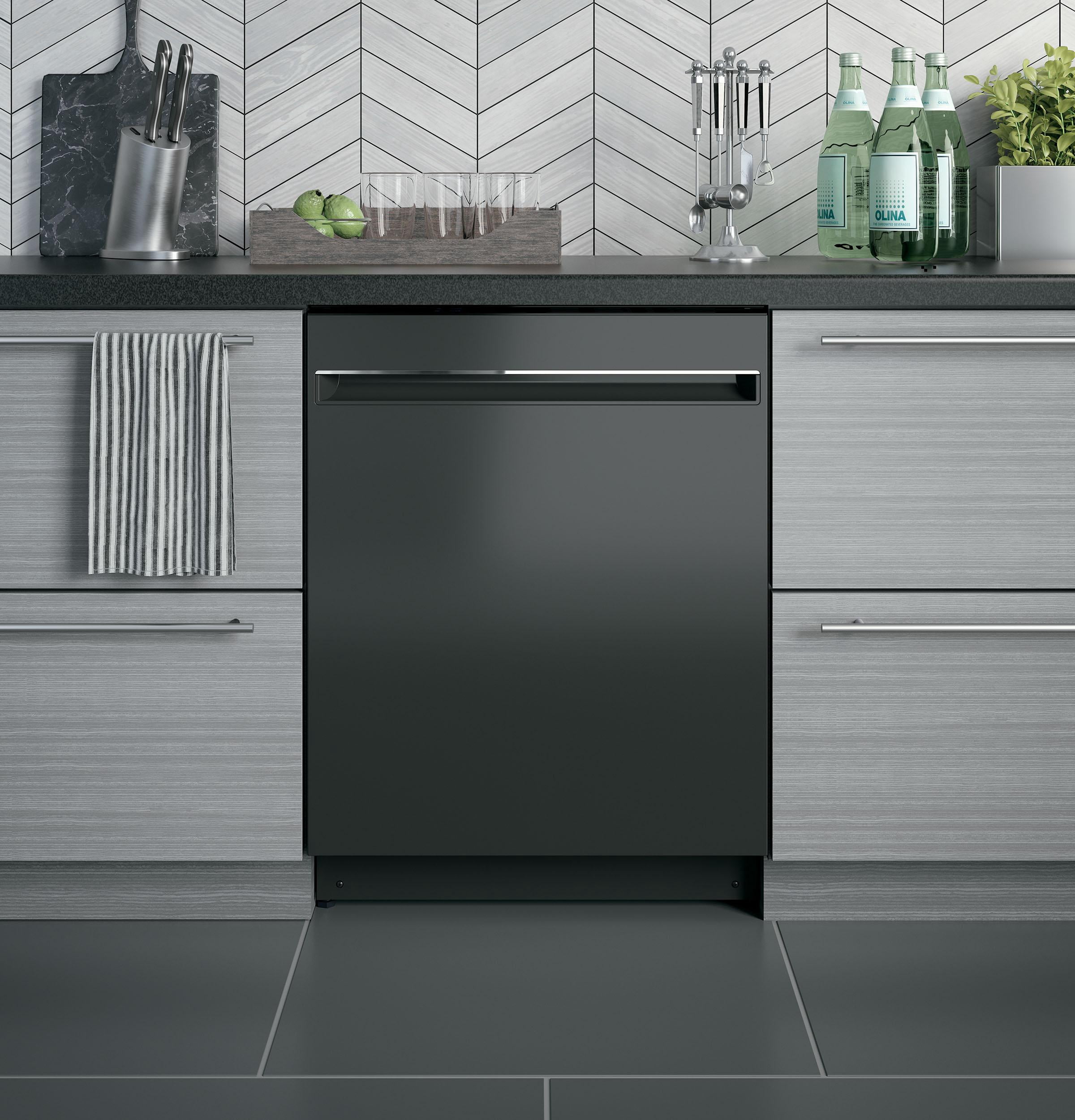 GE Appliances 24” Built-In Dishwasher with Stainless Steel Interior