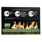 Pine Mountain Evergreen Forest Scented Firelogs, Single Use Log