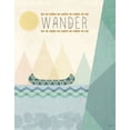 thumbnail image 3 of Gango Home Decor Contemporary Outdoor Geo II & III by Veronique Charron (Ready to Hang); Two 11x14in Black Framed Prints, 3 of 5